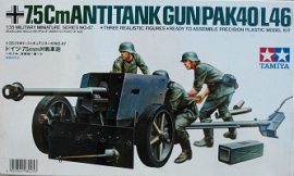 TAMIYA 7.5CM ANTITANK GUN PAK40/L46