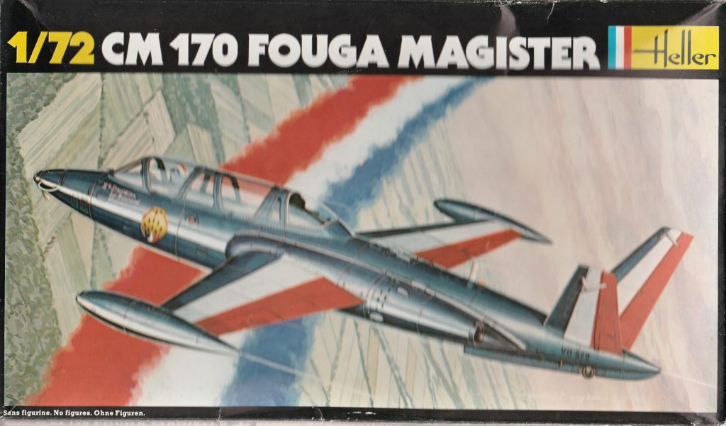 Maquette FOUGA MAGISTER CM 170 - Heller - LA BOUTIQUE DU PILOTE