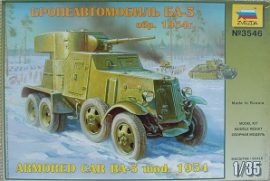 ZVEZDA ARMORED CAR BA-3 MOD. 1934
