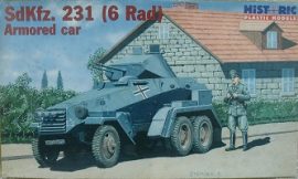 HISTORIC PLASTIC MODELS SDKFZ. 231 (6 RAD) ARMORED CAR