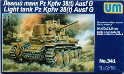 UM LIGHT TANK PZ KPFW 38(T) AUSF G