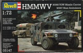 REVELL HMMWV M966 TOW MISSILE CARRIER M997 MAXI AMBULANCE