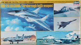 HASEGAWA MIG-29 FULCRUM/FARNBOROUGH (WITH WEAPON)