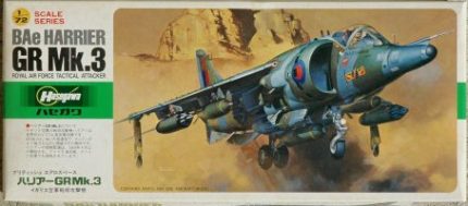 HASEGAWA BRITISH AEROSPACE HARRIER GR MK.3