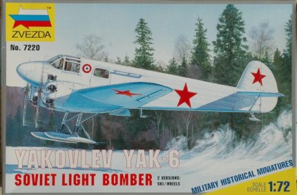 ZVEZDA YAKOVLEV YAK-6 SOVIET LIGHT BOMBER