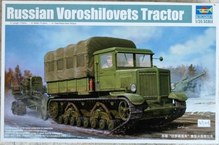 TRUMPETER RUSSIAN VOROSHILOVETS TRACTOR