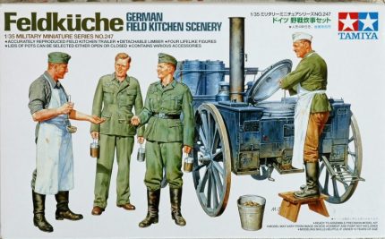 TAMIYA FELDKUCHE GERMAN FIELD KITCHEN SCENERY