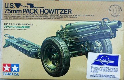 TAMIYA U.S. 75MM PACK HOWITZER