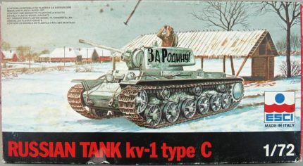 ESCI RUSSIAN TANK KV-1 TYPE C