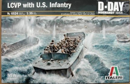 ITALERI LCVP WITH U.S. INFANTRY D-DAY NORMANDY 1944