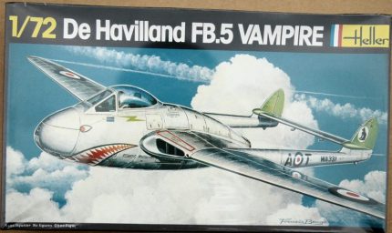 HELLER DE HAVILLAND FB.5 VAMPIRE