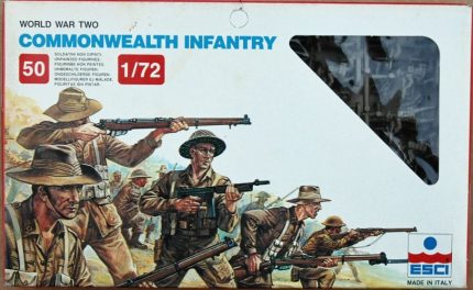 ESCI WORLD WAR TWO COMMONWEALTH INFANTRY