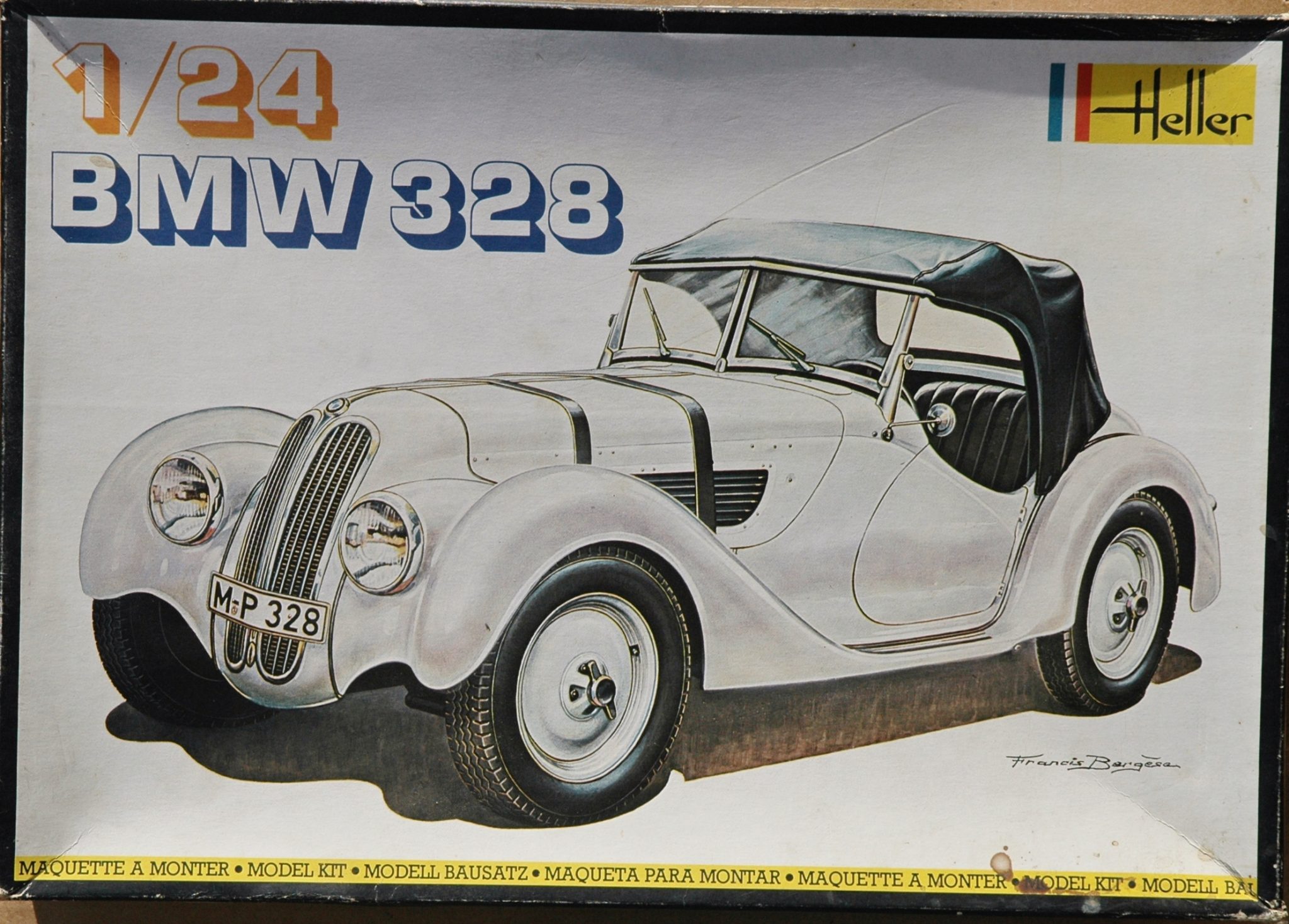 MAQUETTE VOITURE BMW 328 Endurance 1/24 - Heller Starter kit 56782 EUR 39,50 - FR