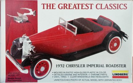 LINDBERG THE GREATEST CLASSICS 1932 CHRYSLER IMPERIAL ROADSTER
