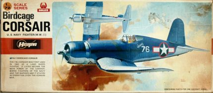 HASEGAWA BIRDCAGE CORSAIR U.S. NAVY FIGHTER (W.W. II)