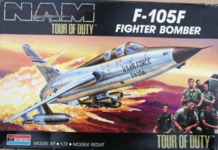 MONOGRAM F-105F FIGHTER BOMBER TOUR OF DUTY