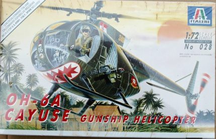 ITALERI OH-6A CAYUSE GUNSHIP HELICOPTER