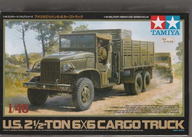 TAMIYA U.S. 2 1/2-TON 6*6 CARGO TRUCK