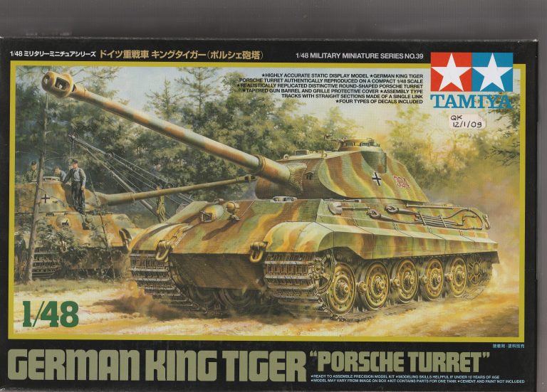 TAMIYA GERMAN KING TIGER "PORSCHE TURRET"