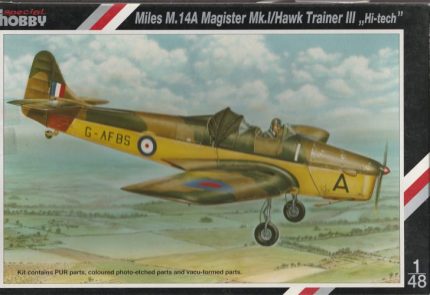 SPECIAL HOBBY MILES M.14A MAGISTER MK.I/HAWK TRAINER III "HI-TECH"