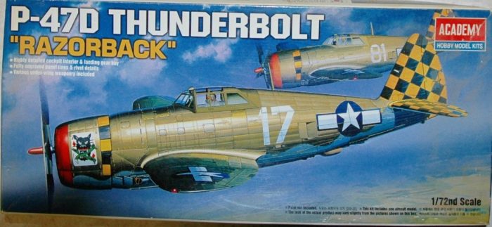 ACADEMY P-47D THUNDERBOLT "RAZORBACK"