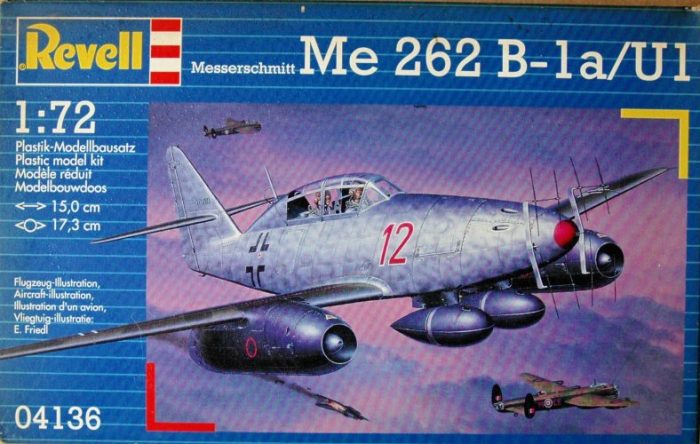 REVELL MESSERSCHMITT ME262 B-1A