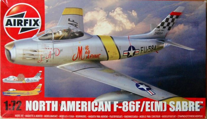 AIRFIX NORTH AMERICAN F-86F/E(M) SABRE