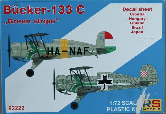RS MODELS BUCKER-133 C "GREEN STRIPE"