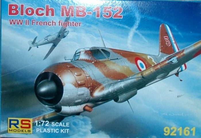 RS MODELS BLOCH MB-152 WW II FRENCH FIGHTER