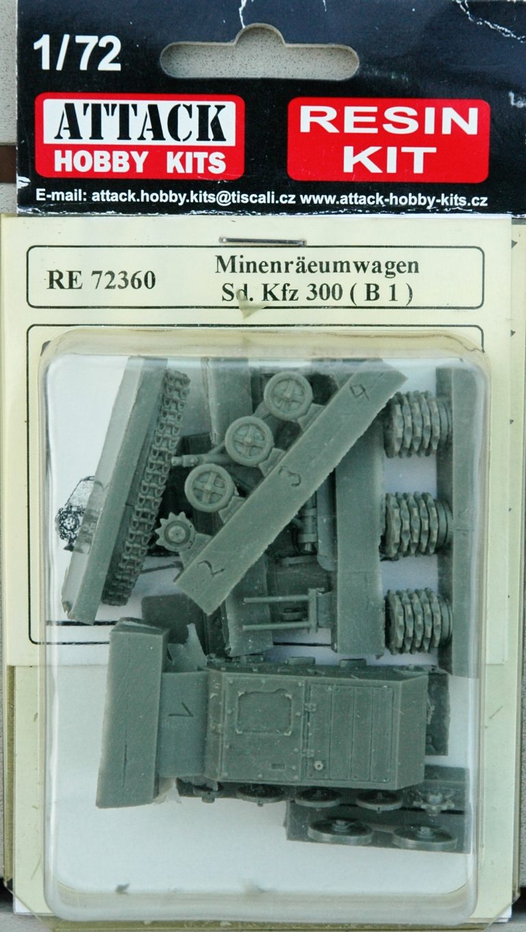 ATTACK HOBBY KITS MINENRAEUMWAGEN SD. KFZ 300 (B1)