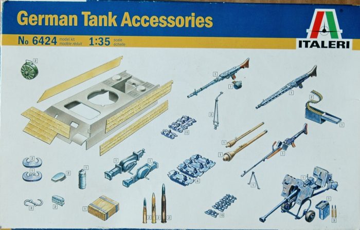 ITALERI GERMAN TANK ACCESSORIES