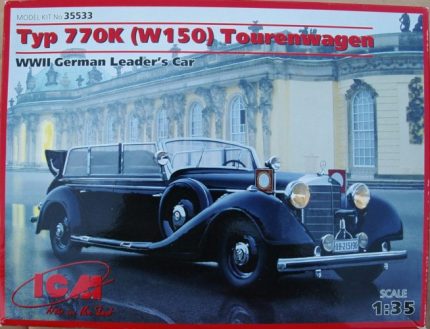 ICM TYP 770K (W150) TOURENWAGEN WWII GERMAN LEADER'S CAR