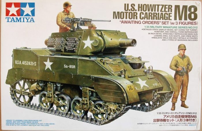 Maquette char : Howitzer Motor Carriage M8 américain Tamiya - Maquette
