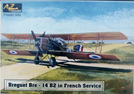 AZ MODEL BREGUET BRE - 14 B2 IN FRENCH SERVICE