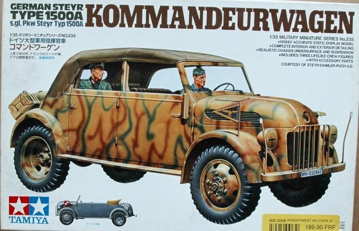 TAMIYA GERMAN STEYR TYPE 1500A KOMMANDEURWAGEN