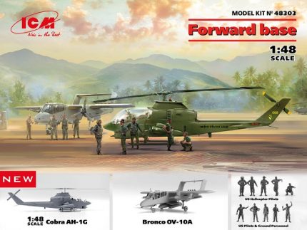 ICM FORWARD BASE WITH COBRA AH-1G AND BRONCO OV-10A