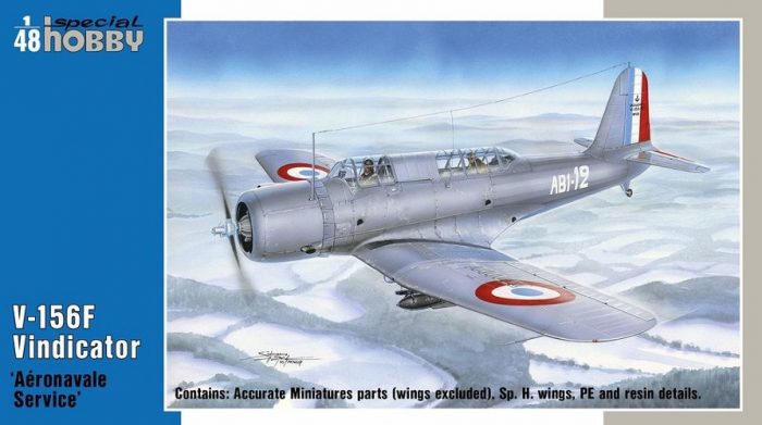 SPECIAL HOBBY SH48213 V-156F VINDICATOR 'AERONAVALE SERVICE'