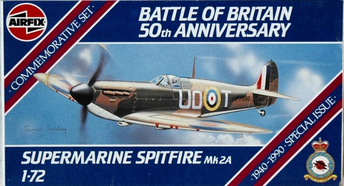 AIRFIX 02095 BATLLE OF BRITAIN 50TH ANNIVERSARY SUPERMARINE SPITFIRE MK2A
