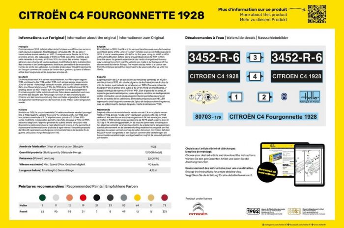 HELLER 56703 CITROEN C4 FOURGONNETTE – Image 3