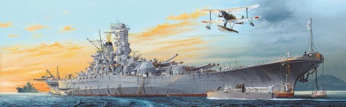 GLOW2B YAMATO BATTLESHIP