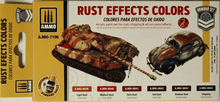 AMMO A.MIG 7106 RUST EFFECTS COLORS