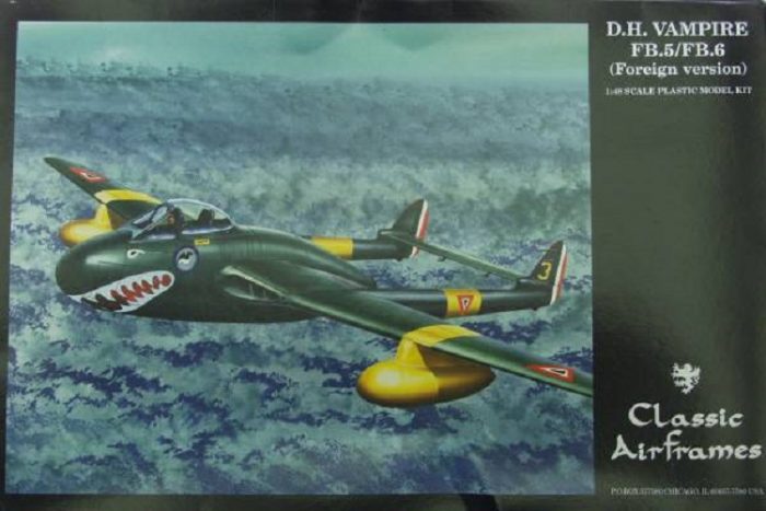CLASSIC AIRFRAMES D.H. VAMPIRE FB.5/FB.6 (FOREIGN VERSION)