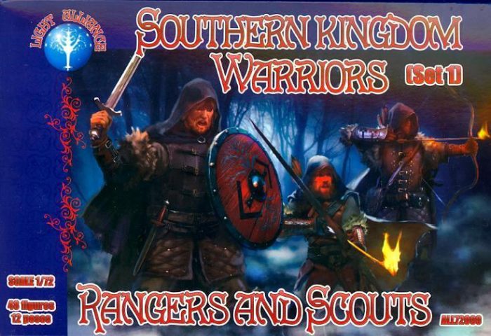 DARK ALLIANCE ALL72060 SOUTHERN KINGDOM WARRIORS  SET 1 RANGERS AND SCOUTS