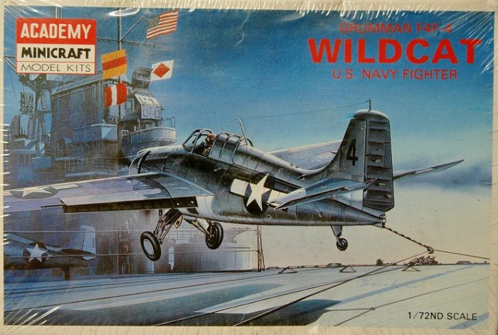 ACADEMY GRUMMAN F4F-4 WILDCAT U.S. NAVY FIGHTER