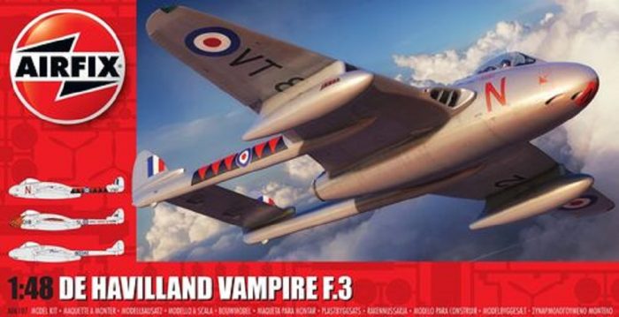 AIRFIX A06107 DE HAVILLAND VAMPIRE F.3