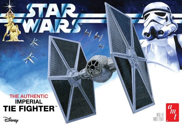 AMT 1299/12 STAR WARS THE AUTHENTIC IMPERIAL TIE FIGHTER