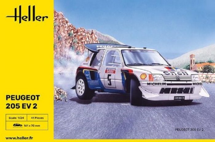 HELLER 56716 STARTER KIT PEUGEOT 205 EV 2