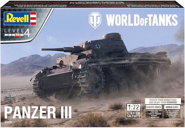 REVELL 03501 WORLD OF TANKS PANZER III