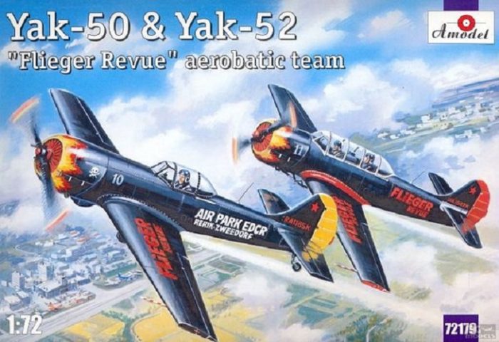 AMODEL 72179 YAK-50 & YAK-52 FLIEGER REVUE AEROBATIC TEAM