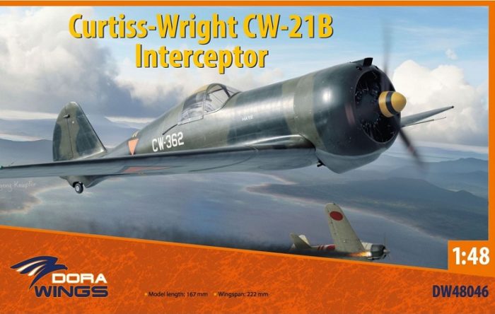 DORA WINGS DW48046 CURTISS-WRIGHT CW-21B INTERCEPTOR